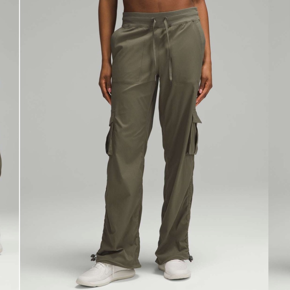 lululemon athletica Olive Green Dance Studio Mid-Rise Pants